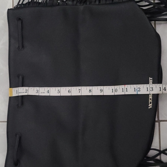 Victoria's Secret Drawstring Faux Leather Backpack - Picture 14 of 15